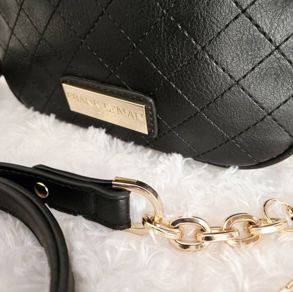 Frank Lyman Black Bag Gorgeous Classic NWT Frank Lyman Crossbody Bag - Picture 3 of 7